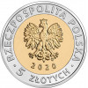 5 Zloty Poľsko 2020 - Branickich palac (Obr. 0)