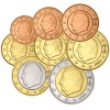 Sada obehových Euro mincí Belgicka - mix ročníkov (Obr. 0)