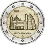 2 EURO Nemecko 2014 - Spolková krajina Niedersachsen J