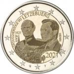 2 EURO Luxembursko 2021 - Veľkovojvoda Jean - foto