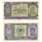 50 Leke 1957 Albánsko
