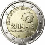2 EURO Belgicko 2014 - 1. Svetová vojna