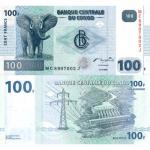 100 Francs 2007 Kongo