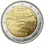 2 EURO - 90. Jahrestag der Unabhängigkeitserklärung 2007
