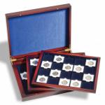 Dřevěný box na 60 ks papírových rámečků s mincemi