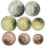 Sada obehových Euro mincí Luxembursko 2024