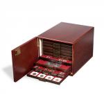 Coin box cabinet for 10 standard coin boxes