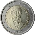 2 EURO San Maríno 2004 - Bartolomeo Borghesi