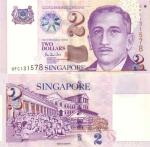 2 Dollars 1999 Singapur