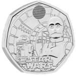 50 Pence Veľká Británia 2023 - R2-D2 a C3PO