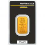 Zlatá tehlička Argor-Heraeus 10 g