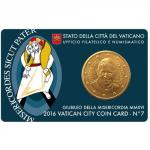 50 Cent - obehová minca Vatikán 2016 - Coincard