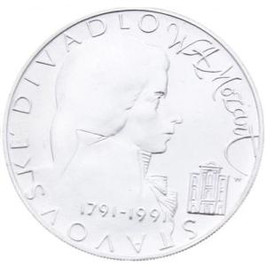 100 Kčs Československo 1991 - W.A.Mozart
Click to view the picture detail.