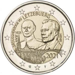 2 EURO Luxembursko 2021 - Veľkovojvoda Jean - reliéf
Kliknutím zobrazíte detail obrázku.