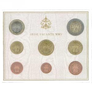 Oficiálna sada Euro mincí Vatikán 2005 - Sede Vacante
Kliknutím zobrazíte detail obrázku.