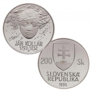 200 Sk Slovensko 1993 - Ján Kollár
Click to view the picture detail.