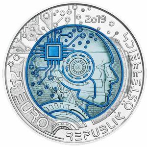 25 EURO Rakúsko 2019 - Umelá inteligencia
Klicken Sie zur Detailabbildung.
