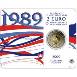 2 EURO - 20. years of the 17th November – Day of the fight for freedom and democracy - Coincard
Click to view the picture detail.