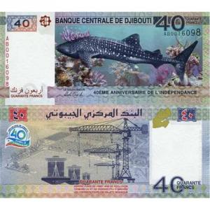 40 Francs 2017 Džibutsko
Click to view the picture detail.