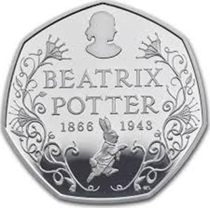 50 Pence Veľká Británia 2016 - Beatrix Potter
Click to view the picture detail.