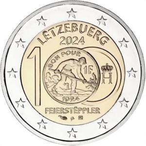 2 EURO Luxembursko 2024 - Luxemburské franky
Click to view the picture detail.