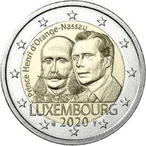 2 EURO Luxembursko 2020 - Princ Henry
Klicken Sie zur Detailabbildung.