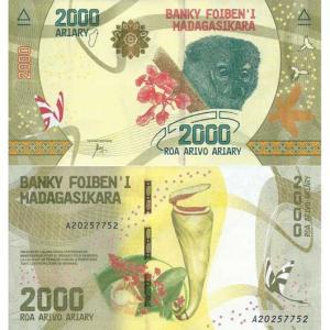 2000 Ariary 2017 Madagaskar
Click to view the picture detail.