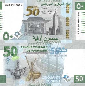 50 Ouguiya 2023 Mauritánia
Klicken Sie zur Detailabbildung.