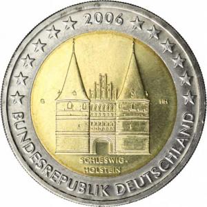 2 EURO Nemecko 2006 - Spolková krajina Šlezvicko-Holštajnsko G
Click to view the picture detail.