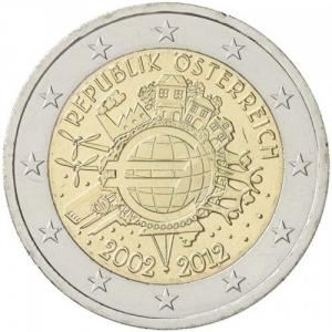 2 EURO Rakúsko 2012 - 10. rokov Euro meny
Click to view the picture detail.