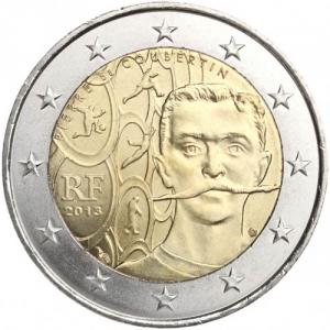 2 EURO - commemorative coins France 2013 - Pierre de Coubertin
Click to view the picture detail.