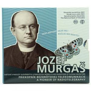 Sada obehových EURO mincí SR 2021 - Jozef Murgaš
Click to view the picture detail.