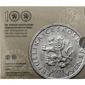 Sada obehových EURO mincí SR 2021 - Začatie razby mincí 
Click to view the picture detail.