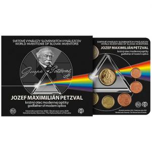 Sada obehových EURO mincí SR 2020 - Jozef Maximilián Petzval
Klicken Sie zur Detailabbildung.
