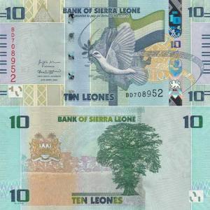 10 Leones 2022 Sierra Leone
Click to view the picture detail.