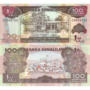 100 Shillings 2002 Somálsko
Click to view the picture detail.