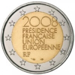 2 EURO Francúzsko 2008 - Francúzske predsedníctvo Rade EU