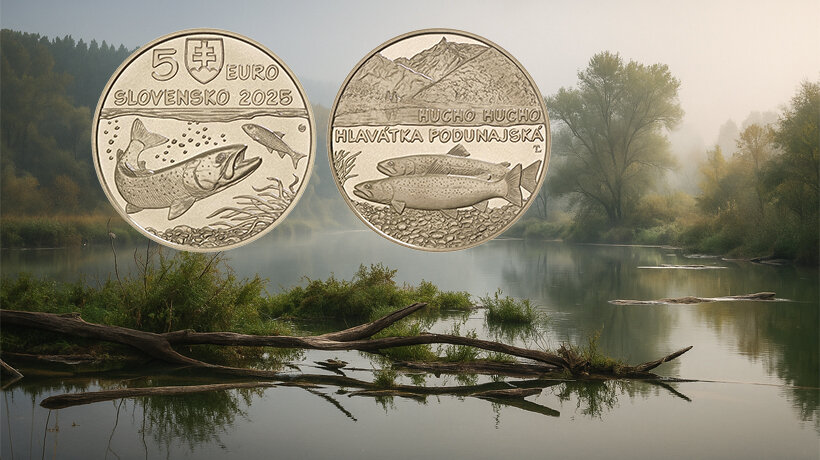 5 eurová minca - Hlavátka podunajská, Fauna a flóra na Slovensku
