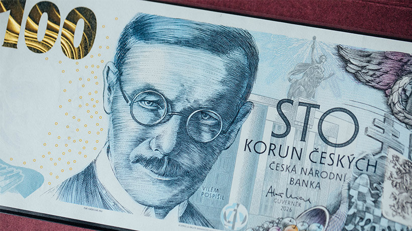 100 Korún 2026 Česká republika - Vilém Pospíšil