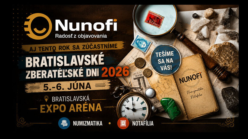 Bratislavské zberateľské dni aj tento rok 2026 s Nunofi