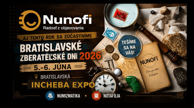 Bratislavské zberateľské dni aj tento rok 2026 s Nunofi