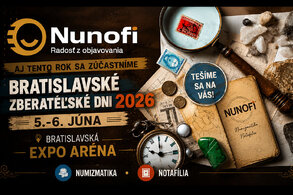 Bratislavské zberateľské dni aj tento rok 2026 s Nunofi