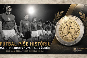 Slovenská 2 euro minca 2026 Majstri Európy 1976