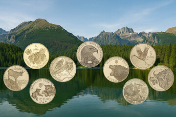 Zberateľské 5 euromince Slovenska – Fauna a flóra v kovovej kráse