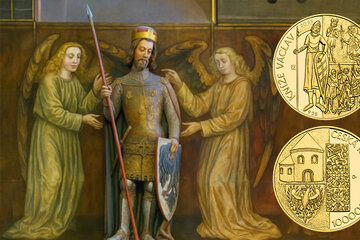 10 000 Koruna Česko 2025 - Knieža Václav investičná zlatá minca