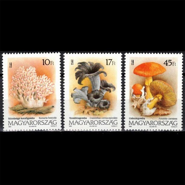 Séria známok maďarsko 1993 - huby - znamky-Madarsko-4247