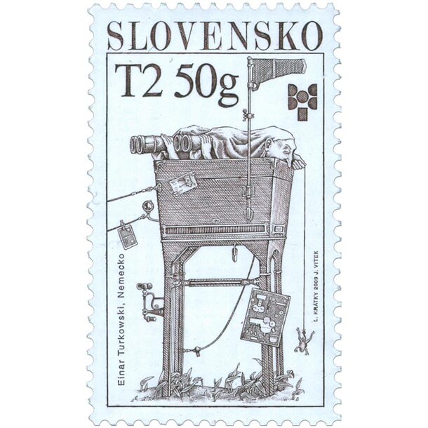 Známka slovensko 2009 - bienále ilustrácií - známka-2009-Bienále-ilustrá