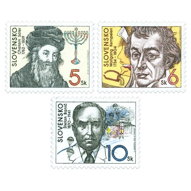 Séria známok slovensko 1994 - osobnosti - známky-1994-osobnosti