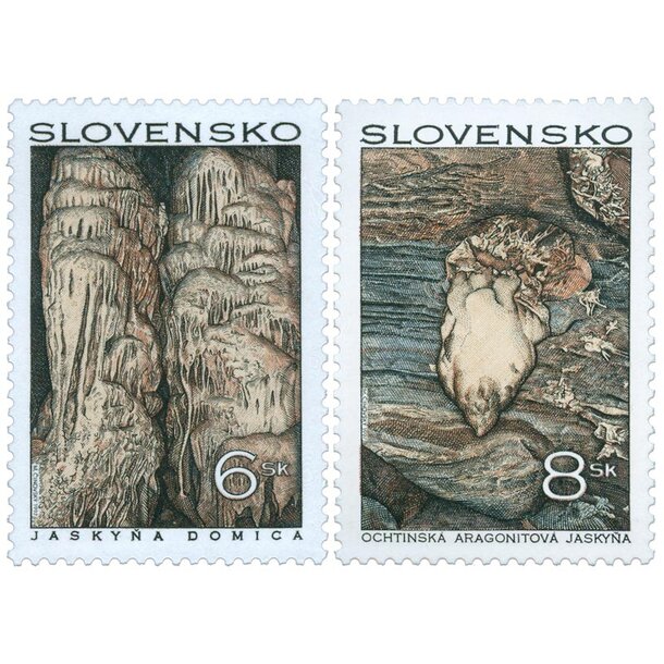 Séria známok slovensko 1997 - krásy našej vlasti - známky-1997-krasy-vlasti