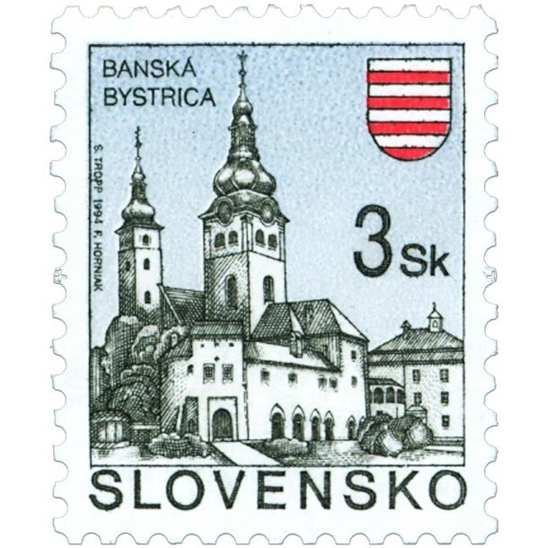 Známka slovensko 1994 - banská bystrica - známka-1994-Banská-Bystrica